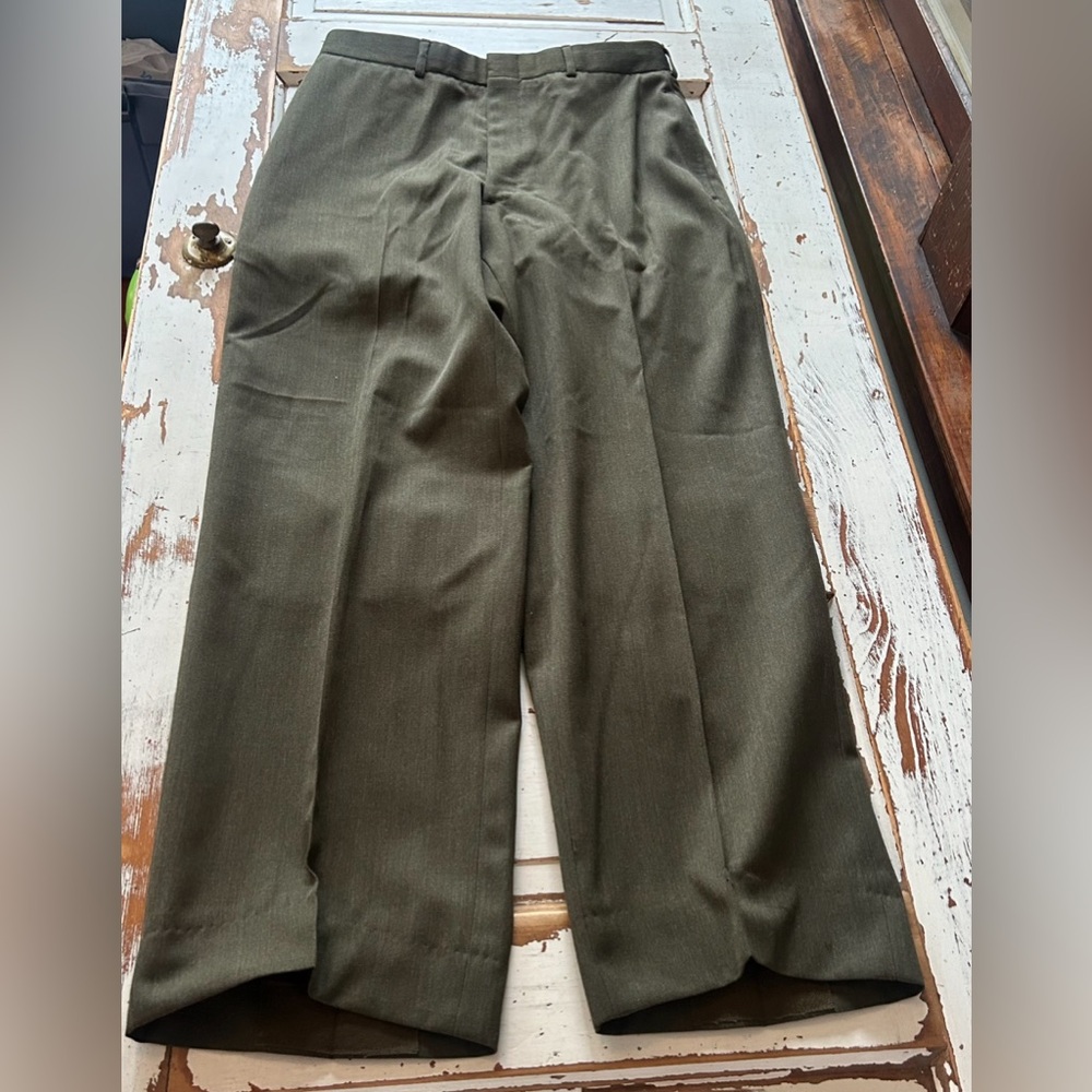 Vintage 1993 USMC Marines Uniform Green Wool Pants